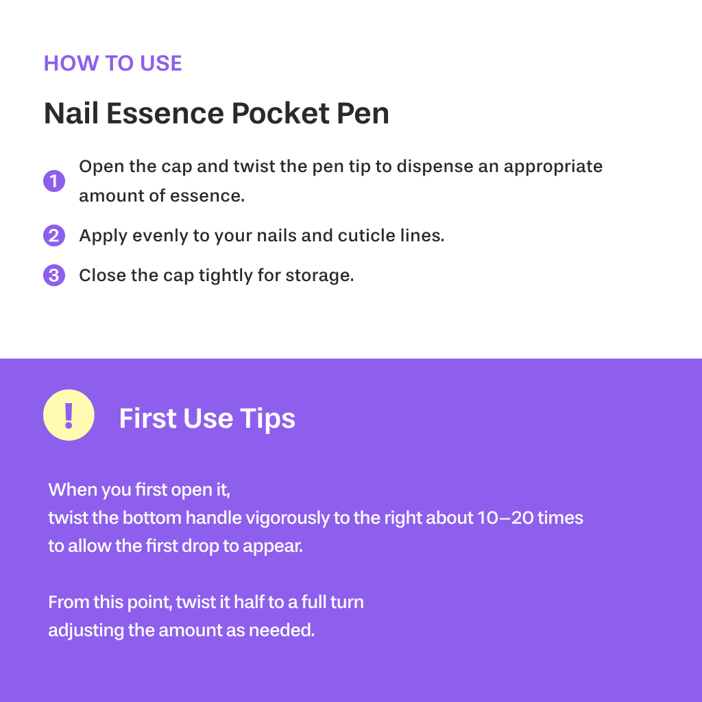 Nail & Cuticle Care Essence Oil Pen, 2ml