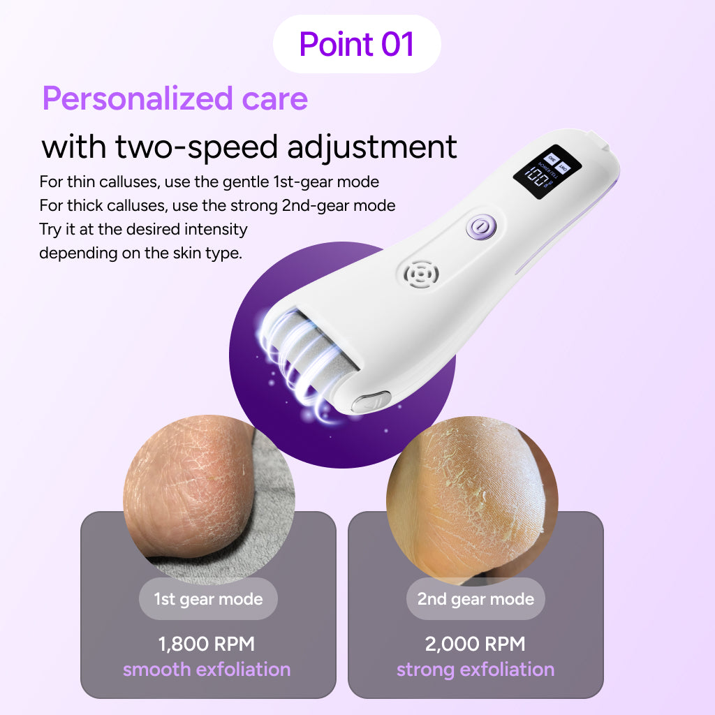 Pedi Mate Dual Power Vacuum Type Electric Callus Remover