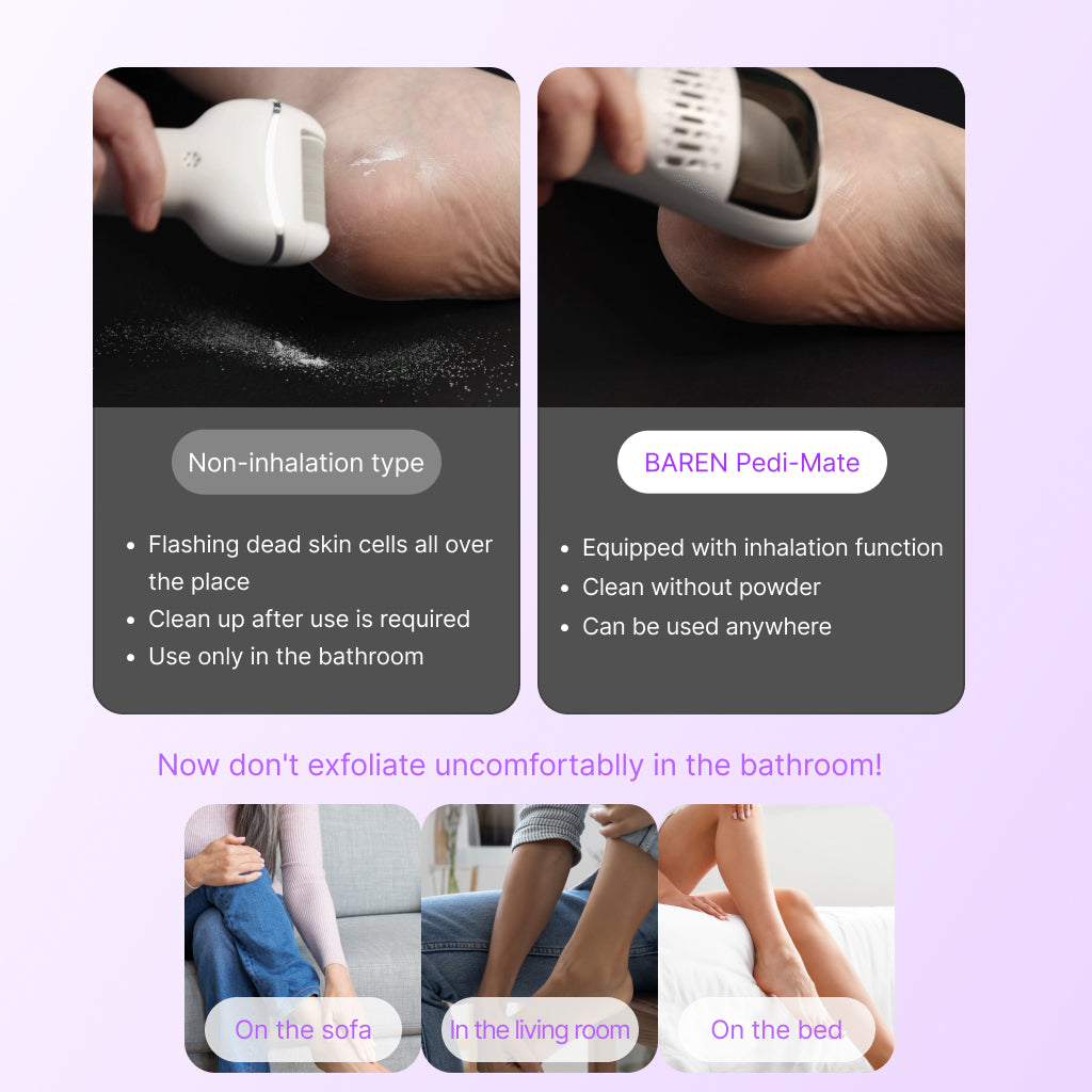 Pedi Mate Dual Power Vacuum Type Electric Callus Remover