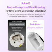 Pedi Mate Dual Power Vacuum Type Electric Callus Remover