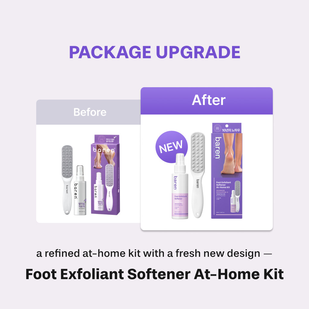 Foot Softener At-home Kit: Foot File & Callus Softener Spray