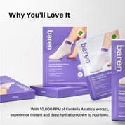 CICA SOS Quick Repair Foot Mask, 3pcs