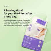 CICA SOS Quick Repair Foot Mask, 3pcs