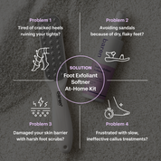 Foot Softener At-home Kit: Foot File & Callus Softener Spray