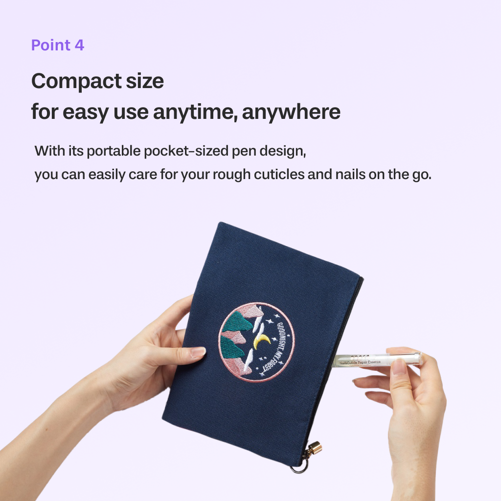 Dual Effect 2-in-1, Nail & Cuticle Oil Pen with Ceramic Pusher, 2ml