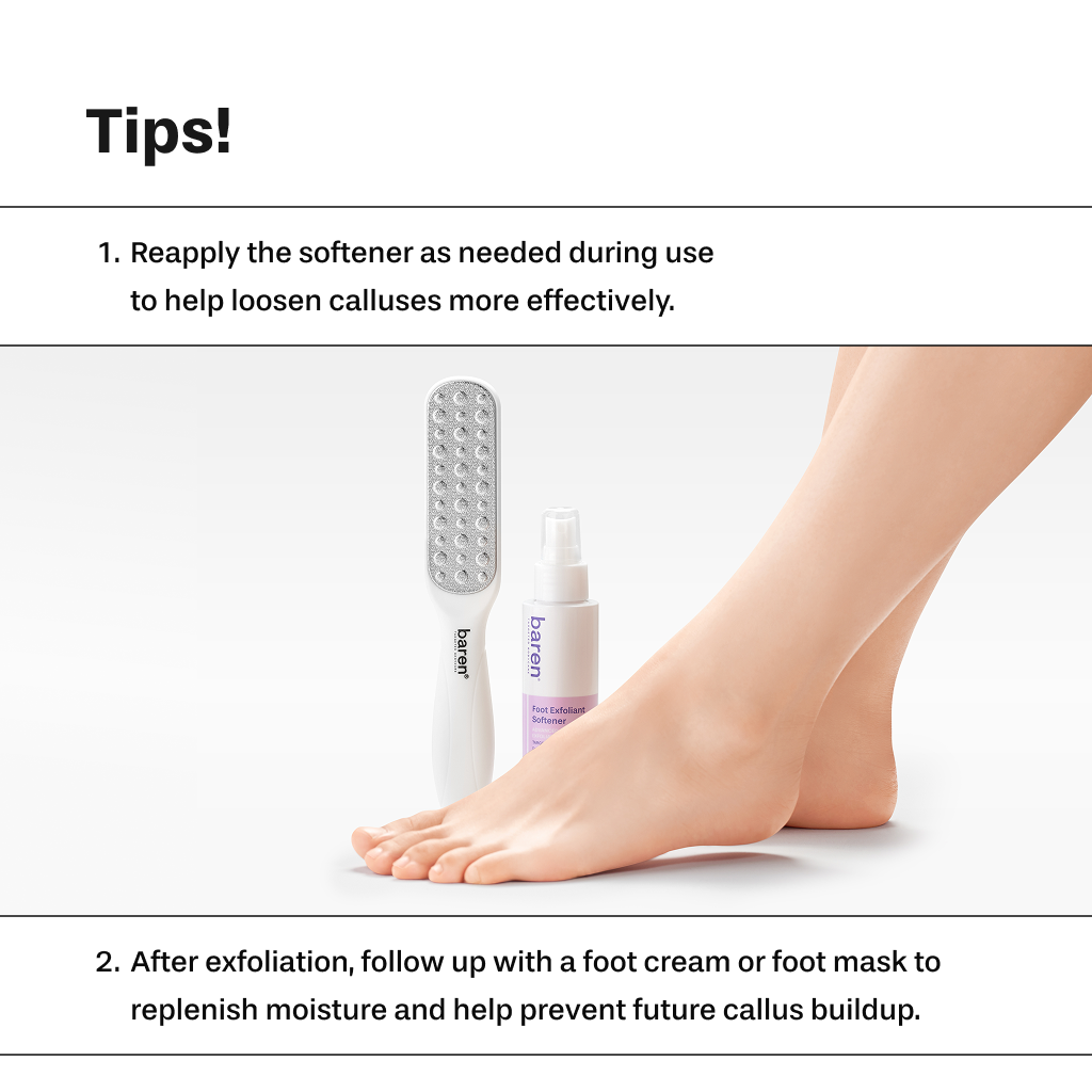 Foot Softener At-home Kit: Foot File & Callus Softener Spray